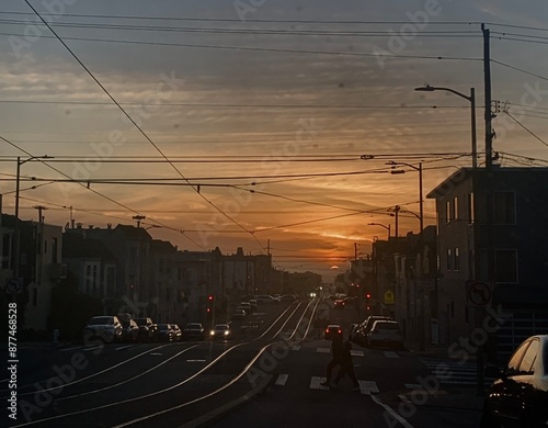 San Francisco at sunset
