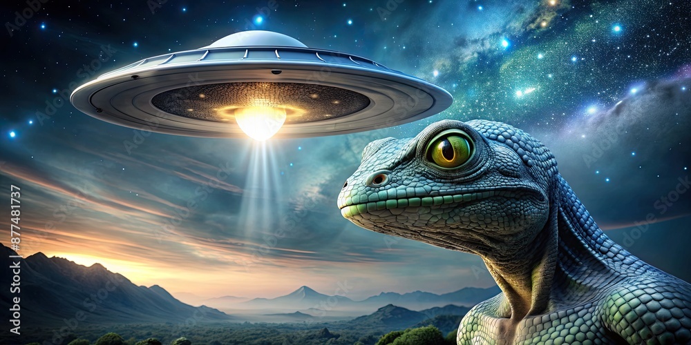 reptilians are among us conspiracy theory Ufology, reptilians