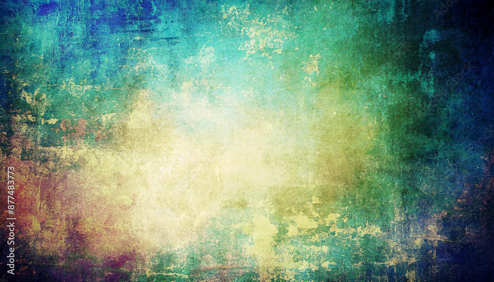 Fototapeta premium scratched grunge background, old film effect, space for text