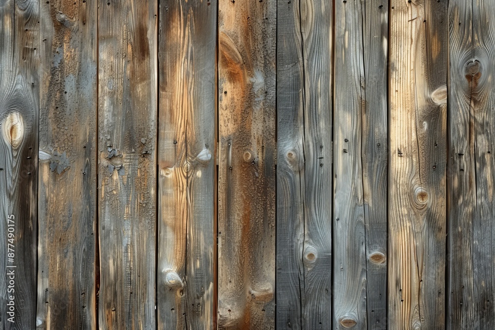 Old brown wooden texture. Antique fence as background. Generated AI Old brown wooden texture. Antique fence as background. Generated AI