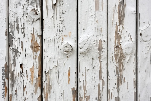 Old wooden texture. Antique painted fence as background. Generated AI