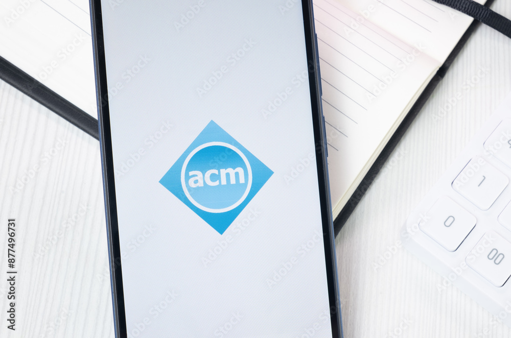 New York, USA - 30 June 2024: ACM Logo or Icon on Phone Screen Stock ...