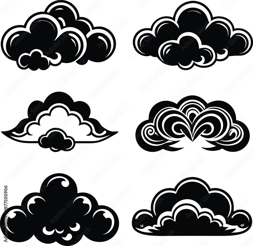 Fototapeta premium set of weather icons