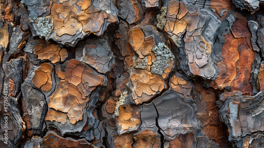 A close-up of abstract textures in nature, such as tree bark or rock formations. Ai generated A close-up of abstract textures in nature, such as tree bark or rock formations. Ai generated