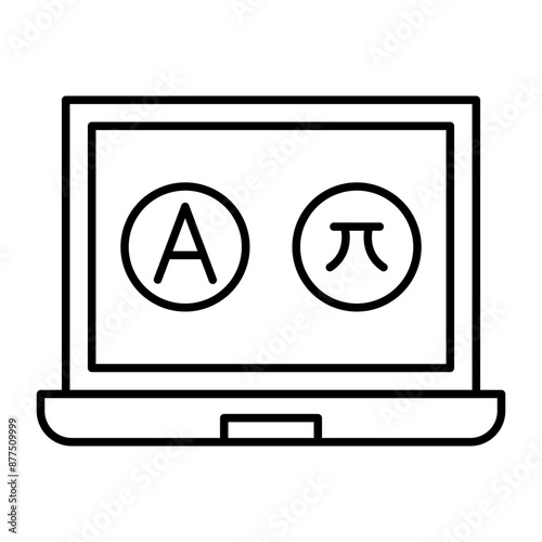 Online Translator Vector Line Icons