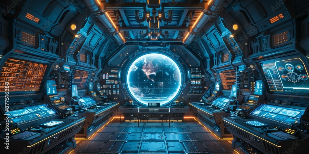 Sleek Metallic Environment for Creative Animators, generative ai