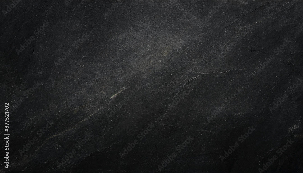 Naklejka premium Black dark black grunge textured concrete stone wall background