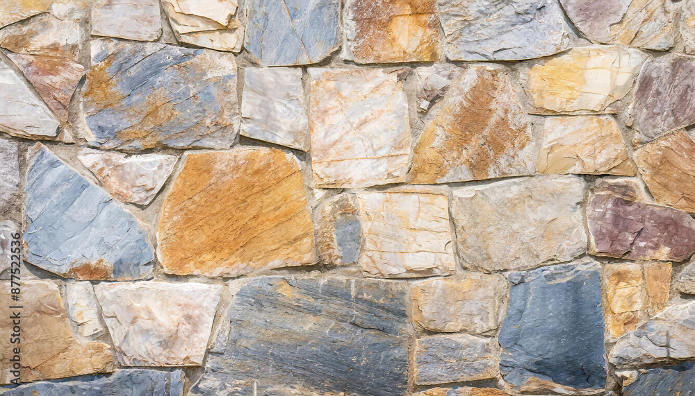 Stone wall texture background - grey stone siding with different sized stones Stone wall texture background - grey stone siding with different sized stones