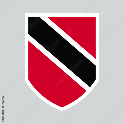 Trinidad and Tobago Flag Shield Frame