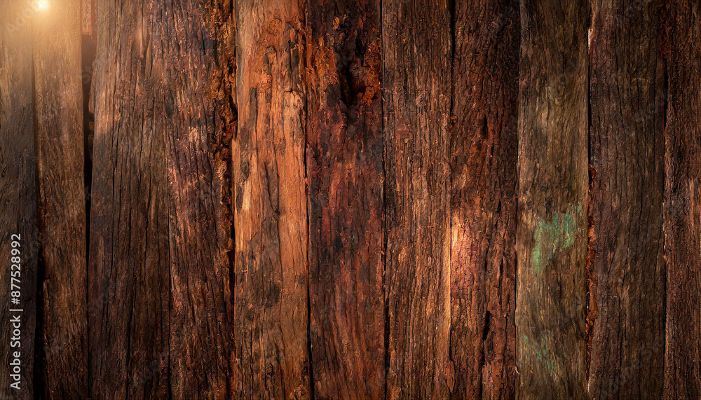 Wood decay with wood termites , Old grunge dark textured wooden background , The surface of the old brown wood texture Wood decay with wood termites , Old grunge dark textured wooden background , The surface of the old brown wood texture