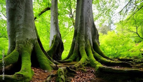 Trees in the forest