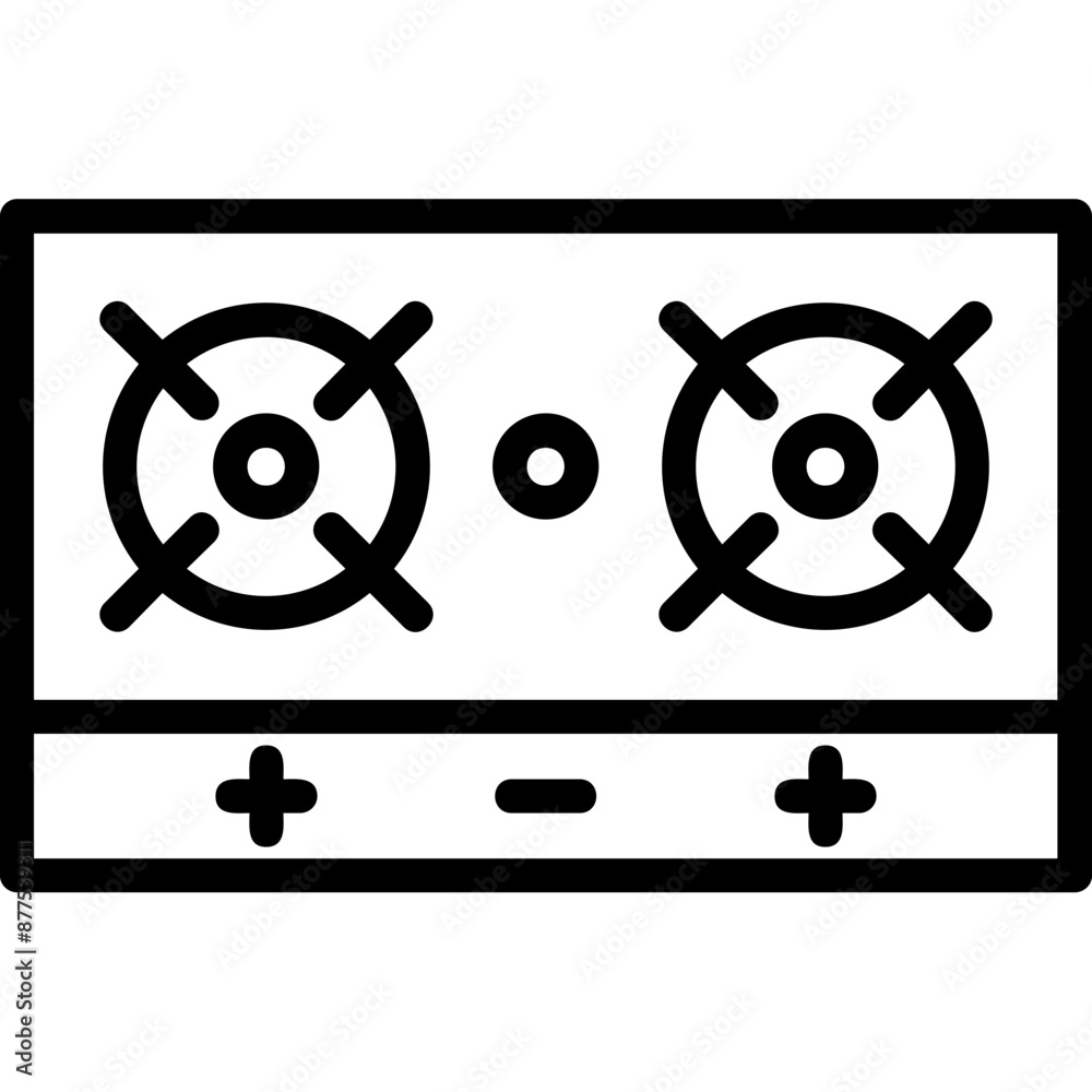 Fototapeta premium 69 - Stove Icon