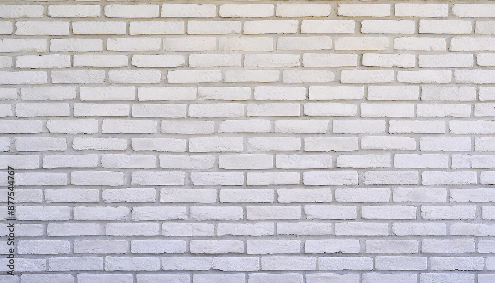 Detail of a white brick wall texture Detail of a white brick wall texture