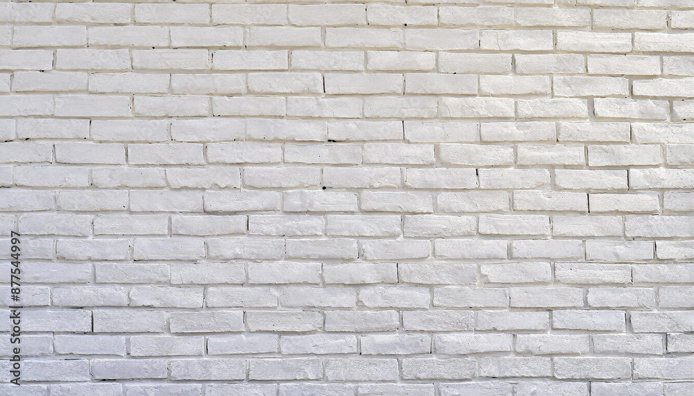 Detail of a white brick wall texture Detail of a white brick wall texture