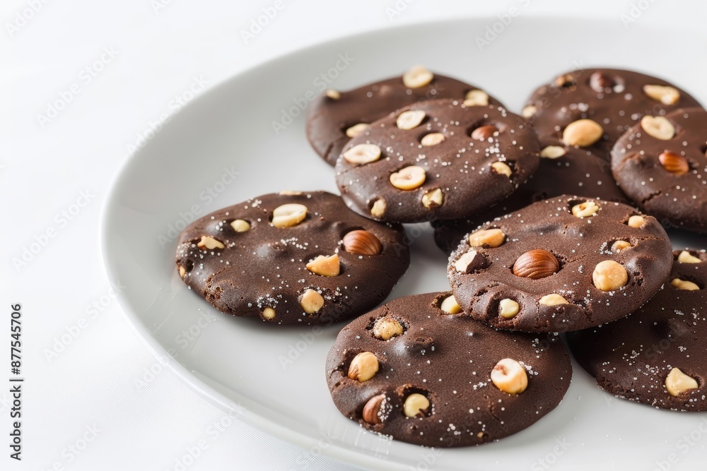Dark Chocolate-Hazelnut Sables: Nutty Crunch and Buttery Interior Dark Chocolate-Hazelnut Sables: Nutty Crunch and Buttery Interior