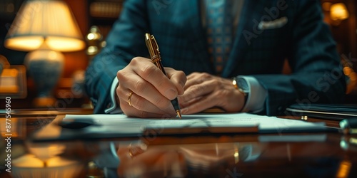 Luxury Finance Meeting with Professional Advisor, generative ai