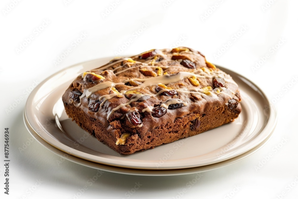 Golden-Brown Date and Walnut Loaf with Creamy Lemon Swirl Golden-Brown Date and Walnut Loaf with Creamy Lemon Swirl