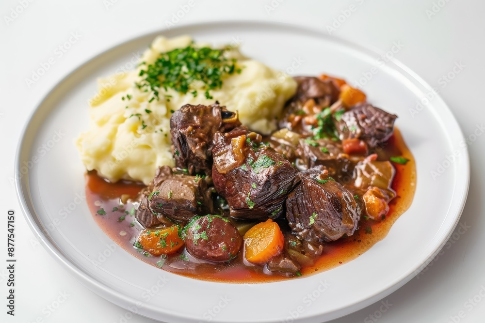 Flavorful Daube a la Provencale with Beef, Red Wine, and Fresh Herbs Flavorful Daube a la Provencale with Beef, Red Wine, and Fresh Herbs
