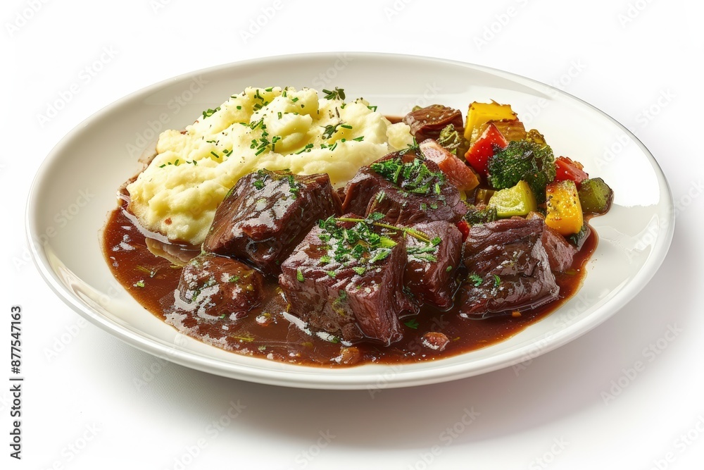Flavorful Daube a la Provencale with Beef, Red Wine, and Fresh Herbs Flavorful Daube a la Provencale with Beef, Red Wine, and Fresh Herbs