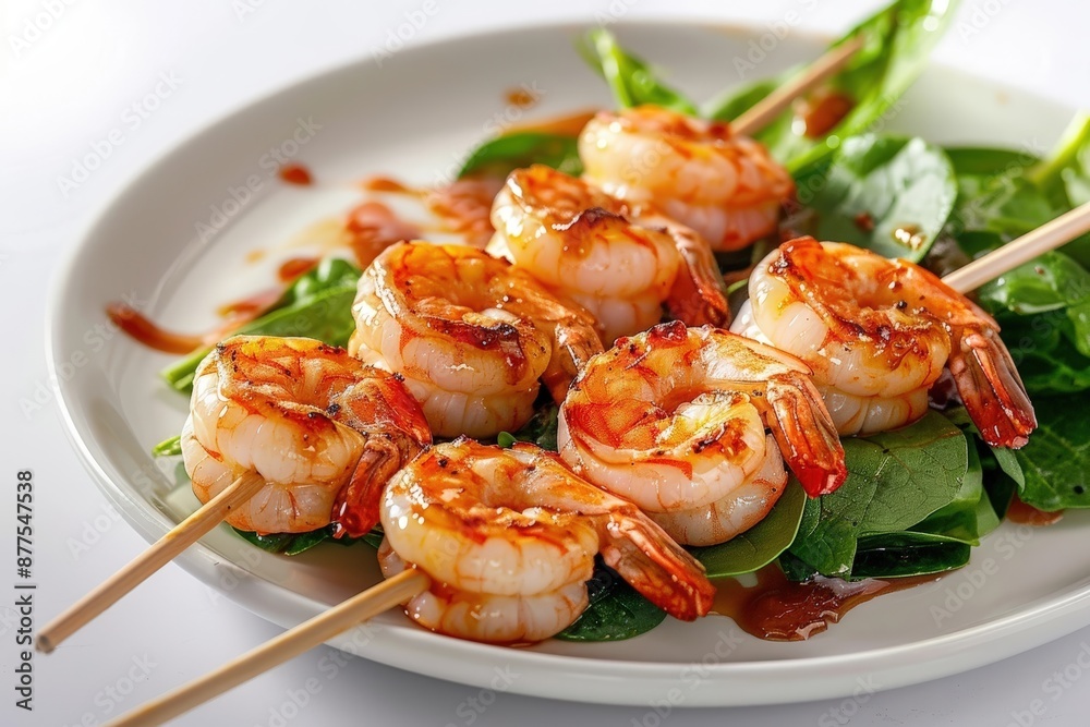 Delectable Grilled Shrimp Skewers with Italian Dressing Delectable Grilled Shrimp Skewers with Italian Dressing