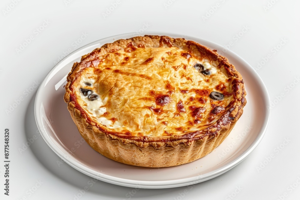 Savory Cheese Pie with Fresh Tomato and Garlic Topping Savory Cheese Pie with Fresh Tomato and Garlic Topping