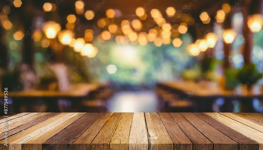 Wooden board empty table in front of blurred background Perspective brown wood over blur in coffee shop or cafe and restaurant- can be used for display or montage your products Wooden board empty table in front of blurred background Perspective brown wood over blur in coffee shop or cafe and restaurant- can be used for display or montage your products