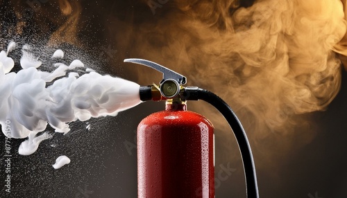 Feuerlöscher mit Schaum