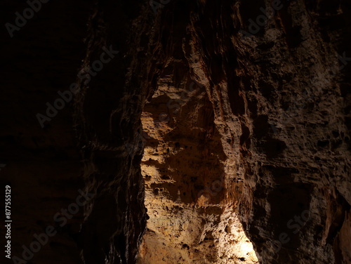 Natural Cave Near the Lake of the Ozarks in MO