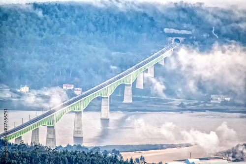 bridge in winter photo