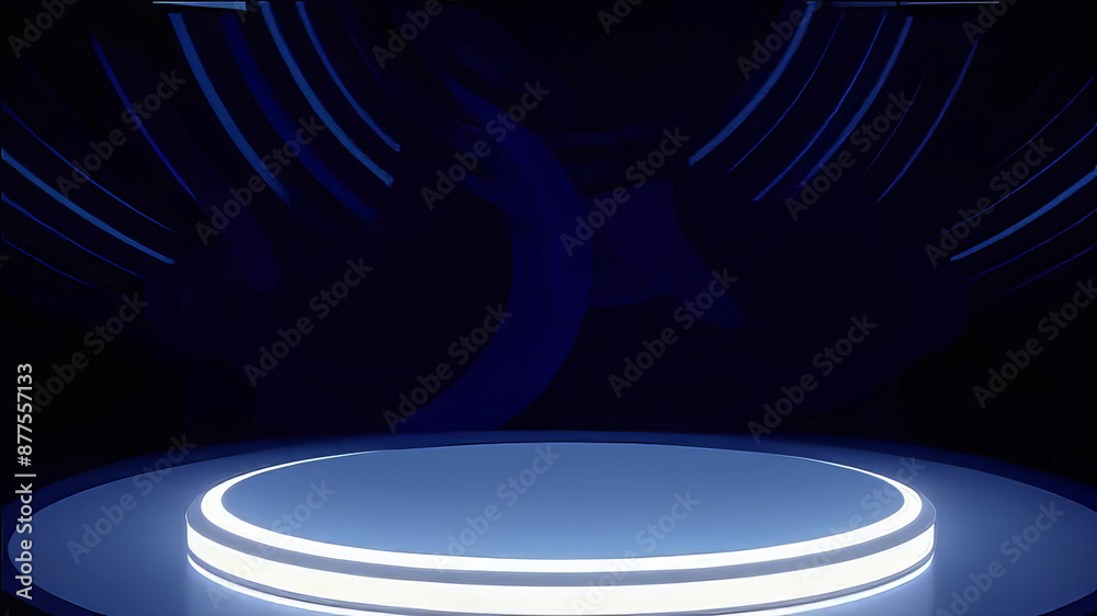 3D podium background. Podium 3D background technology room. modern display space. 3D podium background. Podium 3D background technology room. modern display space.