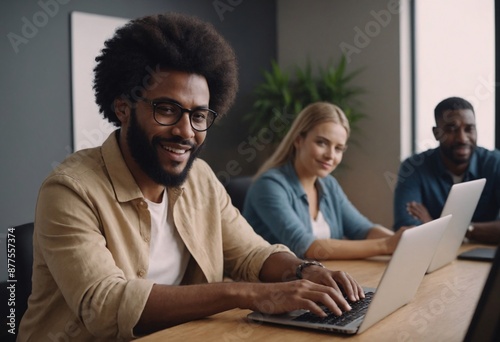 business team working together