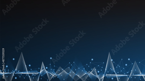 technology background abstract. technology with line digital color dot hi-tech vector. technological for web banner, background, object. 