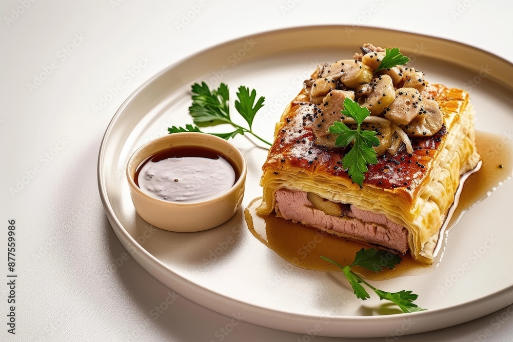 Scrumptious Pork Wellington with Golden Puff Pastry and Fig Jam Scrumptious Pork Wellington with Golden Puff Pastry and Fig Jam