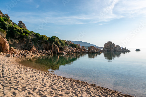 Li Cossi wild beach in Costa Paradiso in Sardinia, Italy