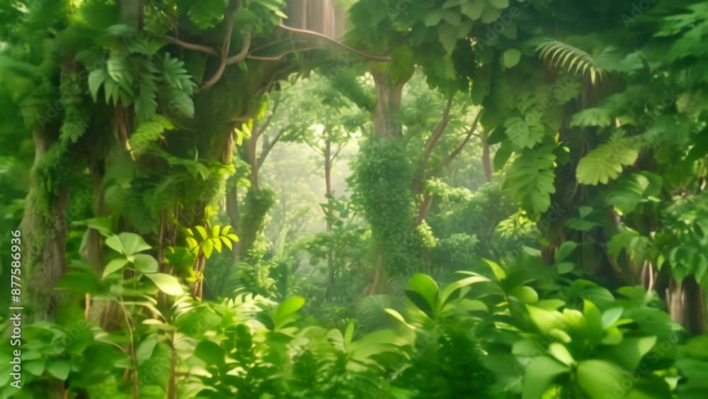 green leaves background