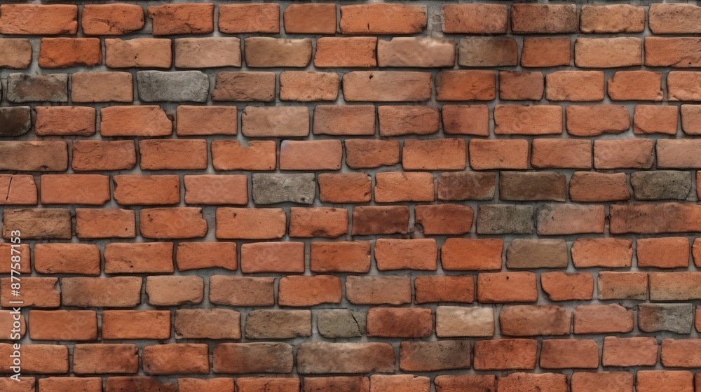 red brick texture background,generated with AI. High quality photo red brick texture background,generated with AI. High quality photo