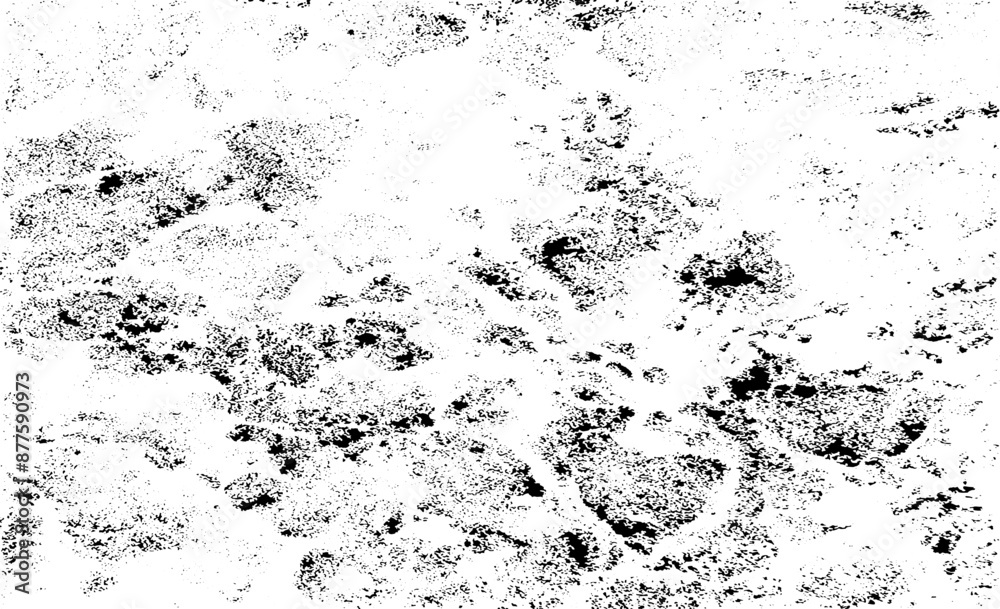 Fototapeta premium Rough black and white texture vector. Distressed overlay texture. Grunge background. Abstract textured effect. Vector Illustration. Black isolated on white background. EPS10