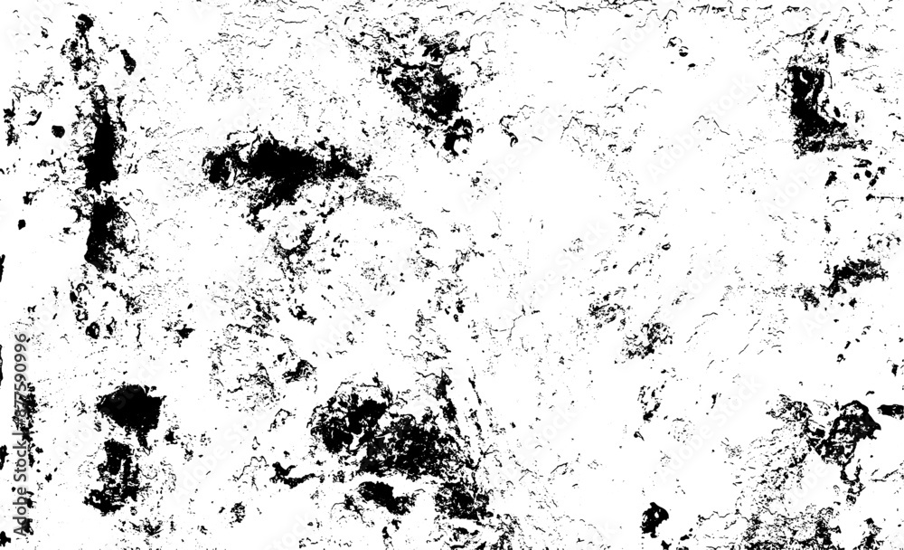 Rough black and white texture vector. Distressed overlay texture. Grunge background. Abstract textured effect. Vector Illustration. Black isolated on white background. EPS10 Rough black and white texture vector. Distressed overlay texture. Grunge background. Abstract textured effect. Vector Illustration. Black isolated on white background. EPS10