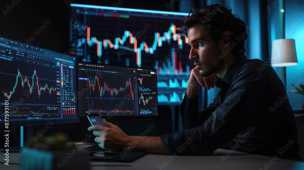 The stock market analyst The stock market analyst