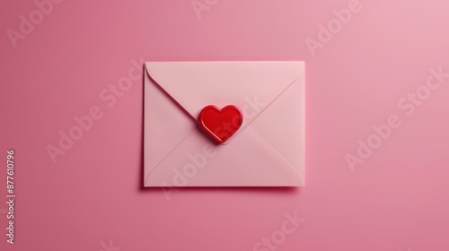 The Pink Envelope with Heart