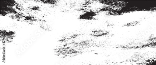 Rough black and white texture vector. Distressed overlay texture. Grunge background. Abstract textured effect.