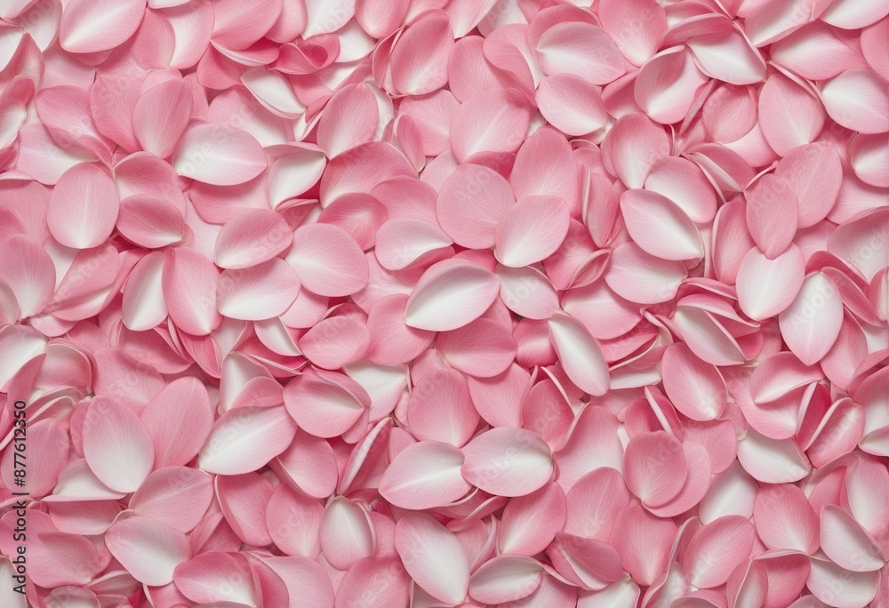 Fototapeta premium Spring Cherry Blossom Pink Petal Texture Background Image