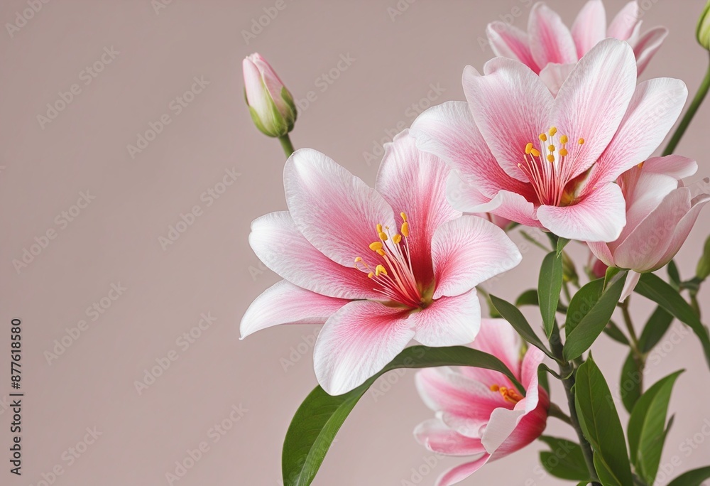 Fototapeta premium Minimalist butterfly illustration in muted gradient colors