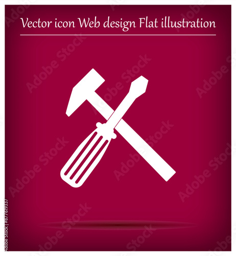 vector illustration on plain background