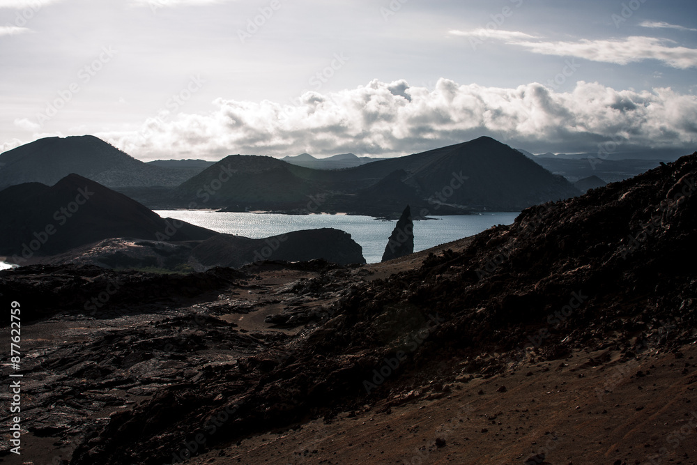 Stunning Sunrise Over Galapagos Landscape Stunning Sunrise Over Galapagos Landscape
