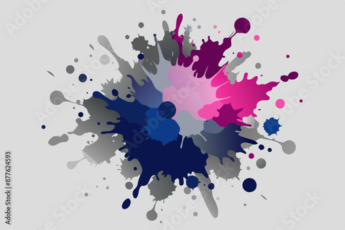 Colorful Artistic Watercolor Splash Design
