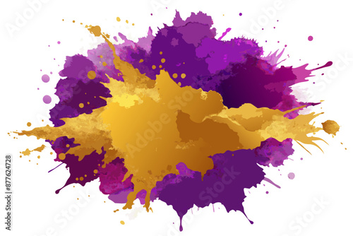 Colorful Artistic Watercolor Splash Design
