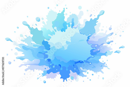 Colorful Artistic Watercolor Splash Design
