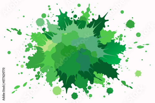 Colorful Artistic Watercolor Splash Design
