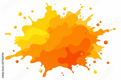 Colorful Artistic Watercolor Splash Design
